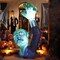 GOOSH 5FT Halloween Inflatables Zombies Blow Up Yard Terror Green Zombies Raise Hands with Built-in LEDs